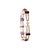1940's 14k Rose Gold Faceted and Cabochon Fine Amethyst Link Bracelet For Sale - Image 4 of 5