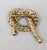 Vintage 1950s Signed Napier Doris Day Goldtone Woven Knot Brooch For Sale - Image 9 of 12