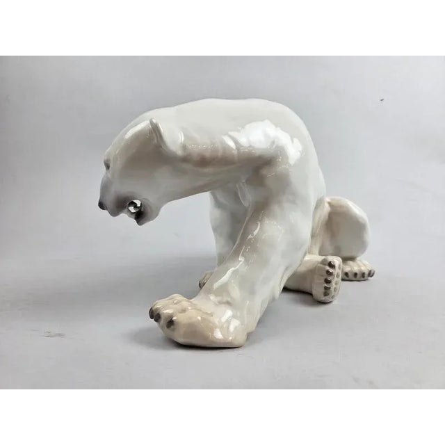 Porcelain Polar Bear from Bing & Grondahl, Denmark, 1940s For Sale - Image 6 of 8