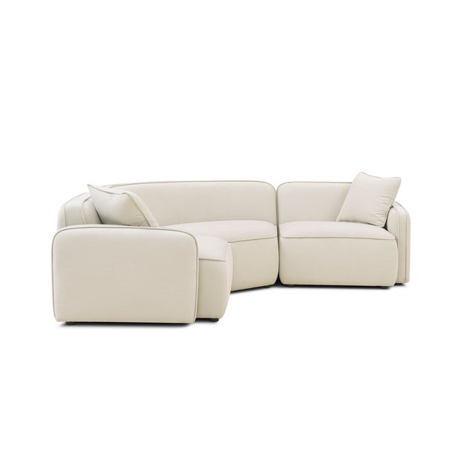 Retro vibes meet modern living with the Travie Modular Sectional, where soft performance corduroy velvet and upcycled...
