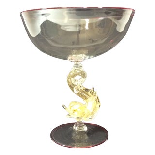 Murano Blown Glass Centerpiece, 1980s For Sale