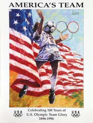 America's Team Olympics (Soccer), Aldo Luongo Poster