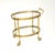 Vintage French Brass Drinks Trolley, 1960 For Sale - Image 4 of 10