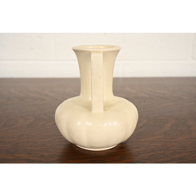 Rookwood Pottery Arts & Crafts Glazed Ceramic Handled Vase, 1932 For Sale - Image 10 of 13
