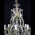 1950s Maria Teresa Chandelier with 10 Lights in Bohemian Crystal, 1950s For Sale - Image 5 of 11