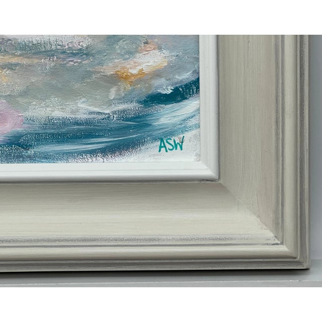 2020s Ethereal Horizon - Dreamlike Abstract Sea Landscape Art by Contemporary Artist, 2024, Framed For Sale - Image 5 of 12