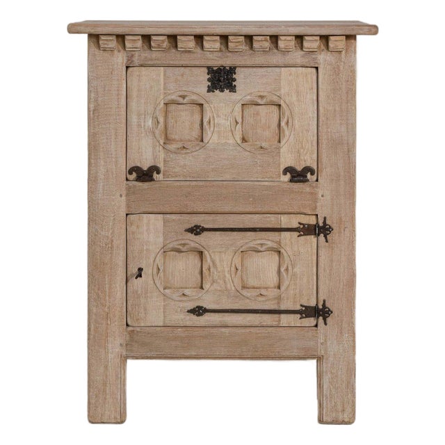 19th Century France Antique White Wood Storage Cabinets & Cupboards For Sale