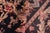 Textile Art Nouveau Basan Pak-Persian Black/Black Wool Rug - 9'2'' X 12'3'' For Sale - Image 7 of 9