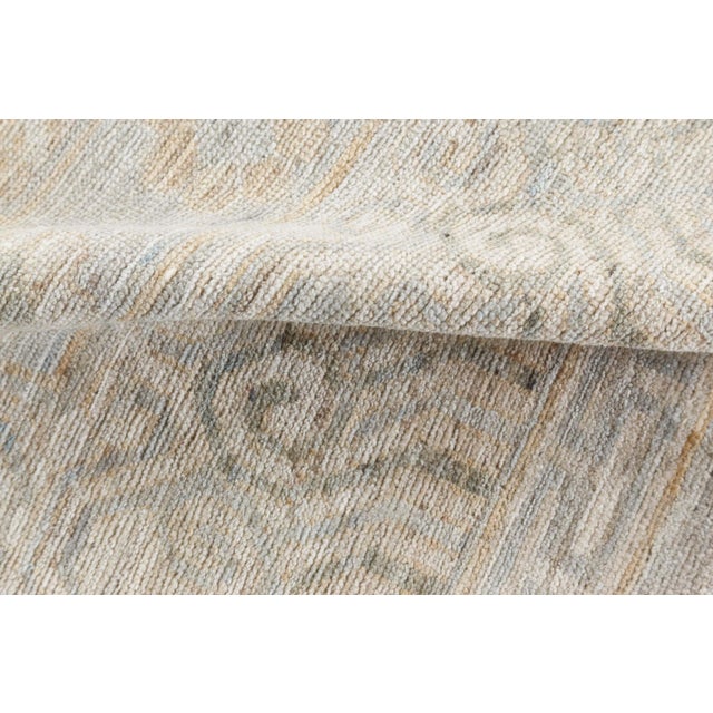 Contemporary Samarkand Style Botanic Handmade Wool Rug by Doris Leslie Blau For Sale - Image 4 of 10