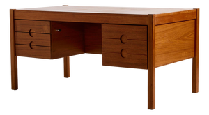 Model 33 Teak Desk by Christian Linneberg for Chr. Linneberg