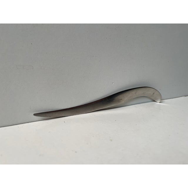 Vintage Stainless Steel Letter Opener by Allan Scharff for Georg Jensen, 1990s For Sale - Image 6 of 8