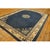 Antique Peking Chinese Floral Blue Navy, Ivory Beige Cream White 1920s Rug, Circa Date: 1920s. This exceptional Chinese...
