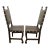 1960s Set of 6 Authentic Hand-Carved Peruvian Leather Dining Chairs With Sol De Oro Coin Details For Sale - Image 5 of 6