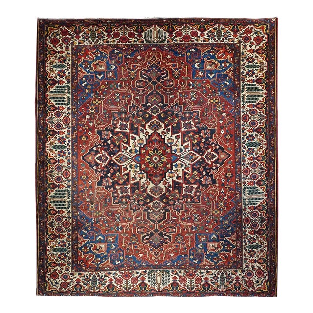 Vintage Bakhtiari Rug 10'2'' X 12'1'' For Sale