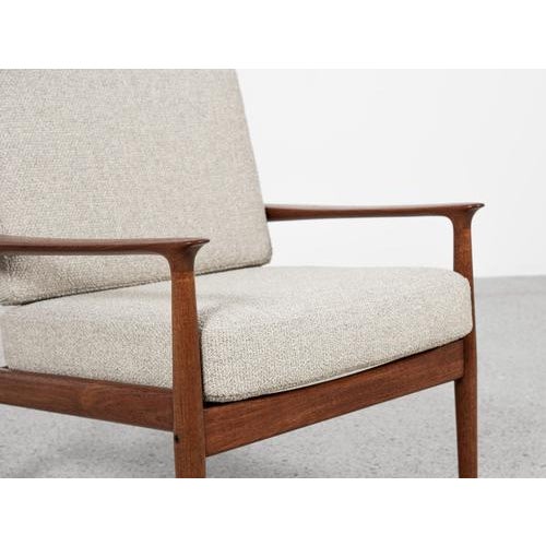 Midcentury Modern Danish Easy Chair in Teak by Svend Aage Eriksen for Glostrup, 1960s For Sale - Image 6 of 12