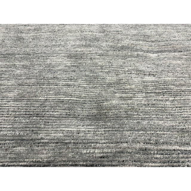Rh Performance Rug – 9' × 12' Marled Ocean (Attributed) | Hand-Loomed Performance Construction | Textural Contemporary Design For Sale - Image 10 of 18