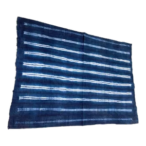 Vintage Indigo& White Cloth - Mossi Tribe Burkina Faso