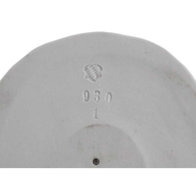 Mid 20th Century Young Man Nymphenburg Large White Porcelain Figure For Sale - Image 9 of 10