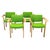 Danish Oak Armchairs by Magnus Olesen, 1960s, Set of 4 For Sale - Image 17 of 17