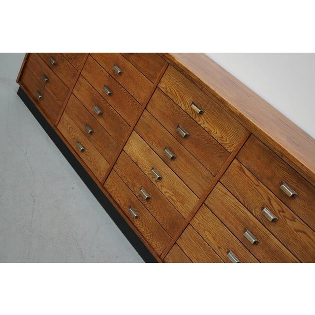 Dutch Oak Apothecary Cabinet, 1950s For Sale - Image 14 of 18