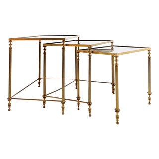 Mid-Century Modern Nesting Tables, 1970s, Set of 3 For Sale