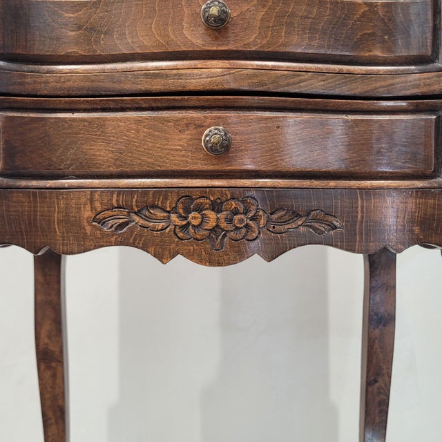 Small Louis XV Provençal Chest of Drawers, France, 1920s For Sale - Image 12 of 16