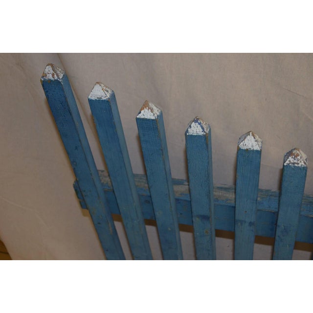 Rustic Cornflower Blue Farm Fence Chairish