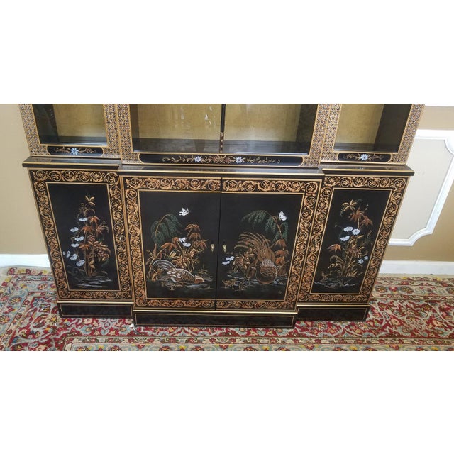 Drexel Heritage Et Cetera Collection Asian Chinoiserie Painted Dining