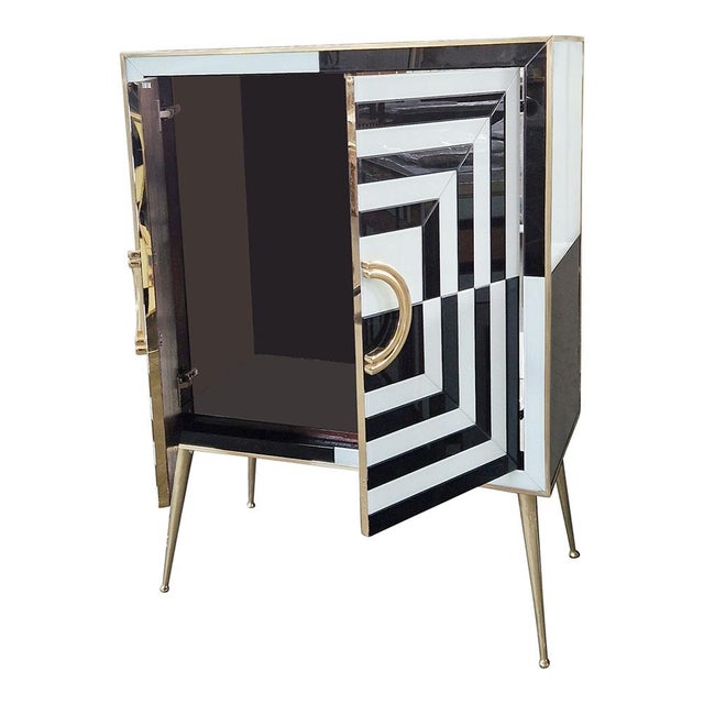 Black Vintage Mobile Bar, 1980s For Sale - Image 8 of 15