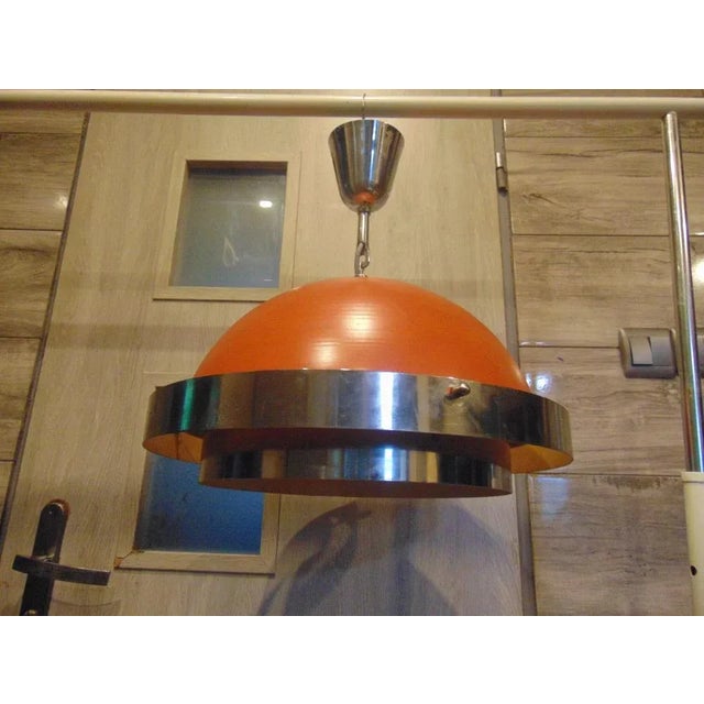 Vintage Industrial Ceiling Lamp, 1950s For Sale - Image 9 of 9
