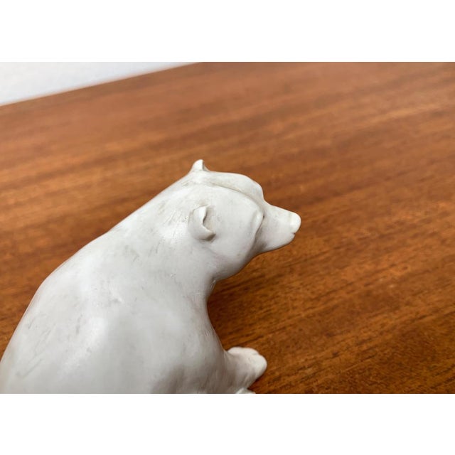 Vintage Polar Bear Figurine from Pearlite Marblecraft, Canada For Sale - Image 12 of 18