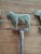 Metal Vintage Mid-Century Brass Farm Animal Finial BBQ Shish Kebab Skewers Set of 8 For Sale - Image 7 of 7