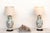 Antique Peony Chinese Porcelain Lamp - Pair For Sale - Image 10 of 10