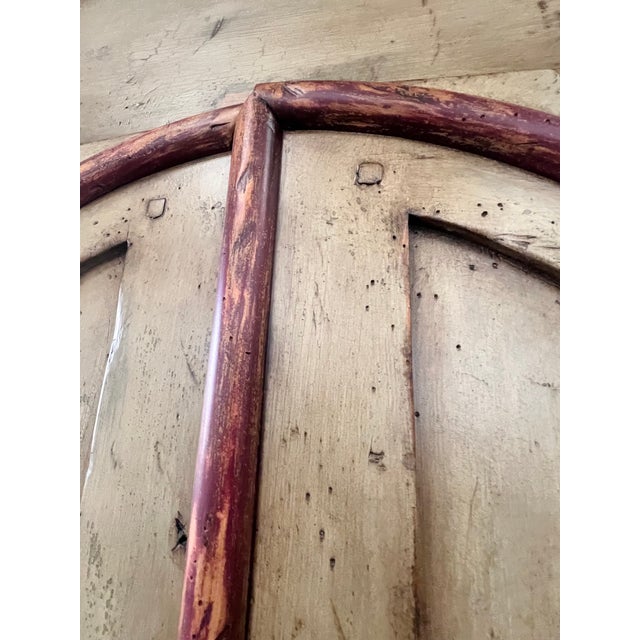Large European Style Old World Hand-Painted Bar Drinks Liquor Armoire Cabinet Pull Out Shelf For Sale - Image 13 of 16