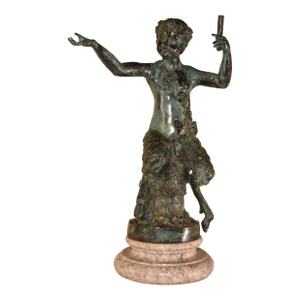 19th Century French Bronze of a Pan