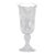 Towle - Fan Cut Crystal Glass Vase With Tapered Stem, C. 1970s For Sale