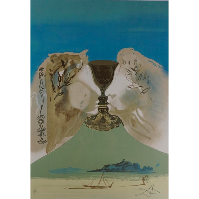 ARTIST: Salvador Dali TITLE: The Chalice of Love MEDIUM: Lithograph SIGNED: Hand Signed PUBLISHER: Levine and Levine...
