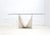 Cream Sculptural Travertine Dining Table, Italy, 1970s For Sale - Image 8 of 9