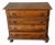 Mid-Century Modern Oak Chest of Drawers with Four Drawers, 1950s For Sale
