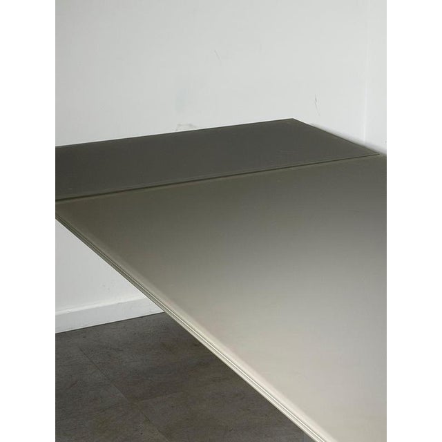 Metal Echo Extendable Dining Table in Glass from Calligaris For Sale - Image 7 of 9