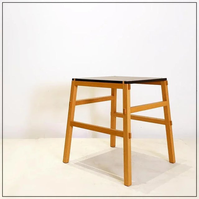 Black Mortaise Side Table by Yota Kakuda for Ligne Roset For Sale - Image 8 of 8