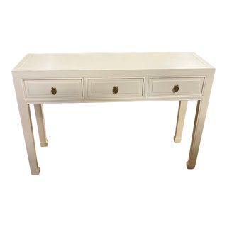 Asian Modern Ming Console Table For Sale