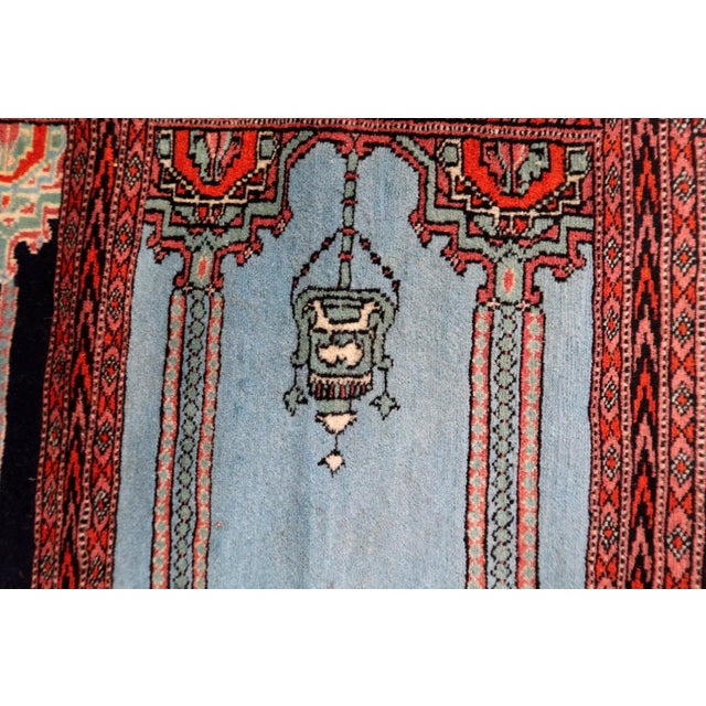 Islamic 1960s, Vintage Uzbek Bukhara Multi-Niche Prayer Runner 1.1' X 6.1' For Sale - Image 3 of 13