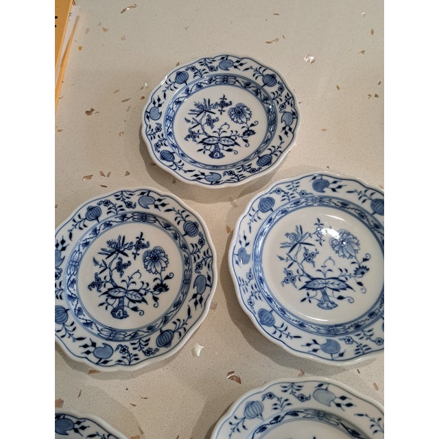1900 - 1909 1900s Meissen Blue Onion Plates - Set of 11 For Sale - Image 5 of 10