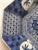 Antique Japanese Blue & White Octagonal Plate With Floral and Bamboo Motifs For Sale - Image 14 of 18