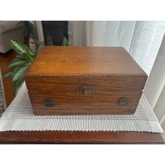 Early 20th Century Antique Wooden Page Seed Display Box- Early 20th Century For Sale - Image 5 of 5