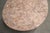 1960s 1960s Refinished Cherry Pink Marble and Brass Coffee Table For Sale - Image 5 of 11
