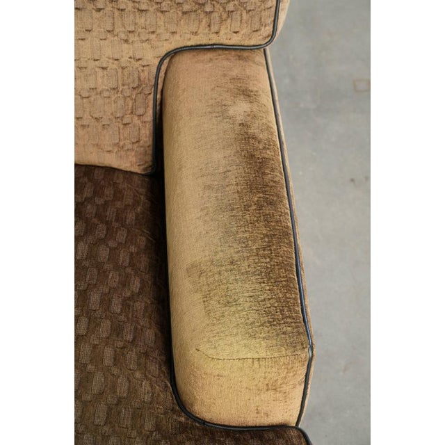 Green Art Deco Lounge Chair in Fabric by Bart Van Bekhoven For Sale - Image 8 of 14