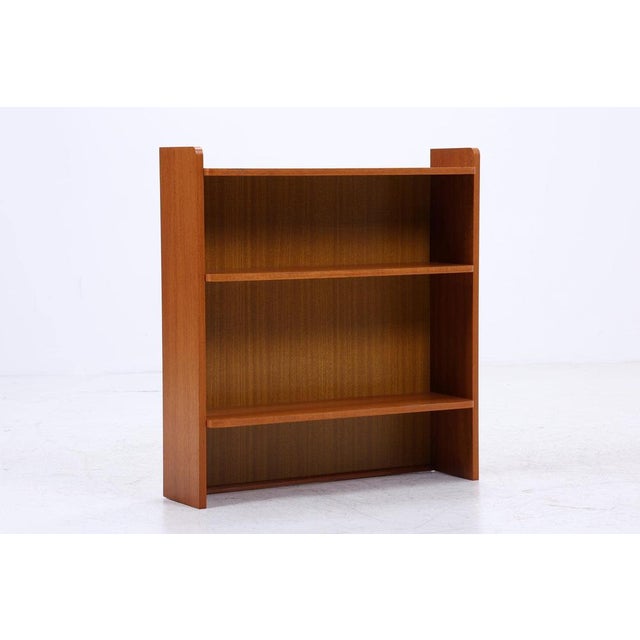 Small Vintage Teak Bookcase, 1960s For Sale - Image 11 of 11