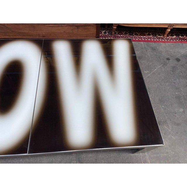 Black Design Coffee Table by Sandrine & Ricardo Barilla For Sale - Image 8 of 9